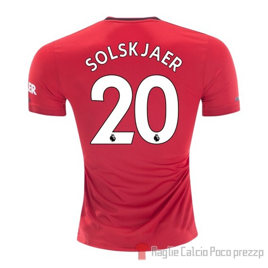 Maglia Manchester United Giocatore Solskjaer Home 2019/2020 - Clicca l'immagine per chiudere